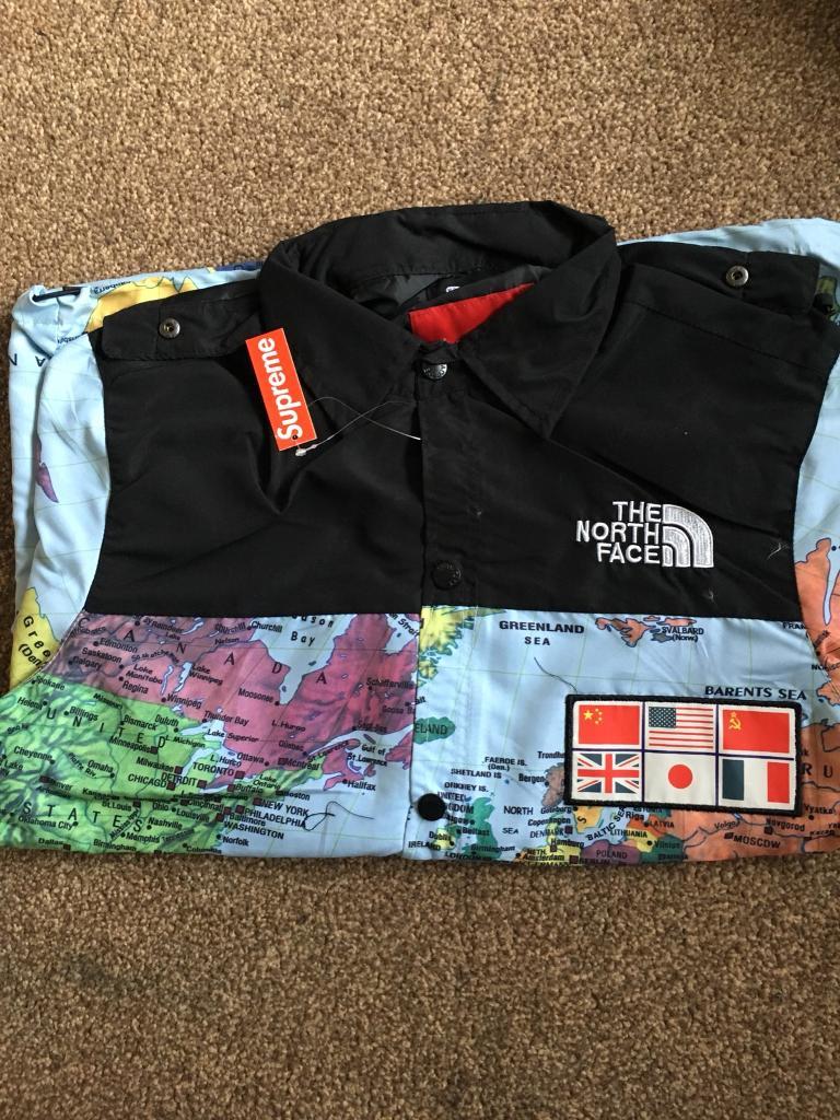 north face atlas jacket supreme